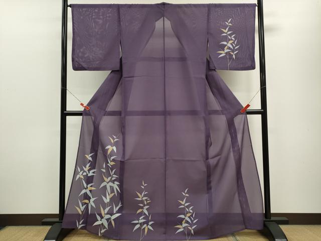 平和屋着物＊夏物 訪問着 絽 草木文 洗える着物 CABB9736ze