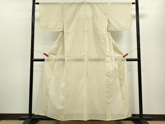 平和屋着物*夏物 紗紬 立涌文様 正絹 逸品 CABB9788ze