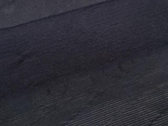 平和屋着物*夏物 色無地 流水紋紗 深紫色 正絹 逸品 CABB9818ze