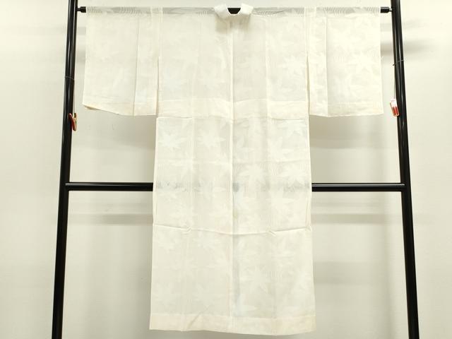 平和屋着物*夏物 長襦袢 流水楓紋紗 正絹 逸品 CABB9842ze
