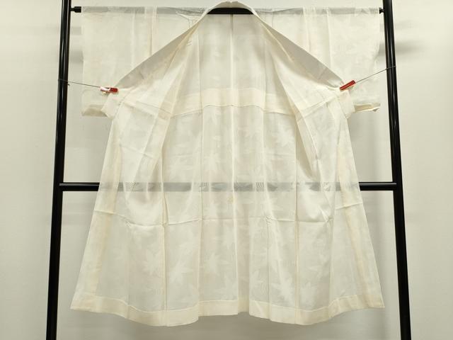 平和屋着物*夏物 長襦袢 流水楓紋紗 正絹 逸品 CABB9842ze