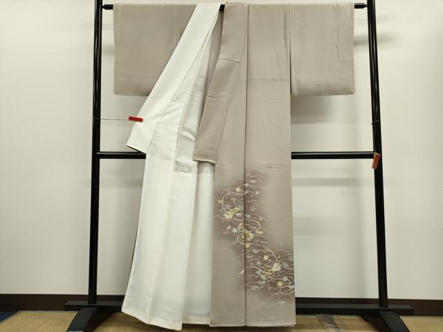 平和屋着物■豪華色留袖 吹き寄せ文 暈し染め 金彩 正絹 逸品 CABB9908ze