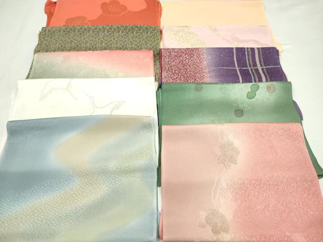 平和屋着物★和装小物 帯揚げ10枚セット 正絹 逸品 CABC1180ju