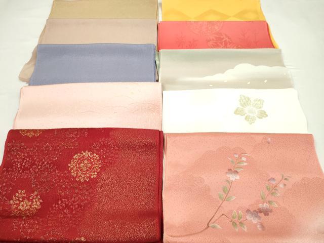 平和屋着物★和装小物 帯揚げ10枚セット 丹後ちりめん 正絹 逸品 CABC1198ju