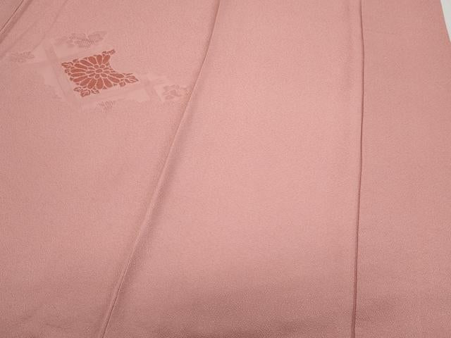 平和屋着物▼訪問着 モール織 天井花文 薄紅色 正絹 逸品 CABC1226th