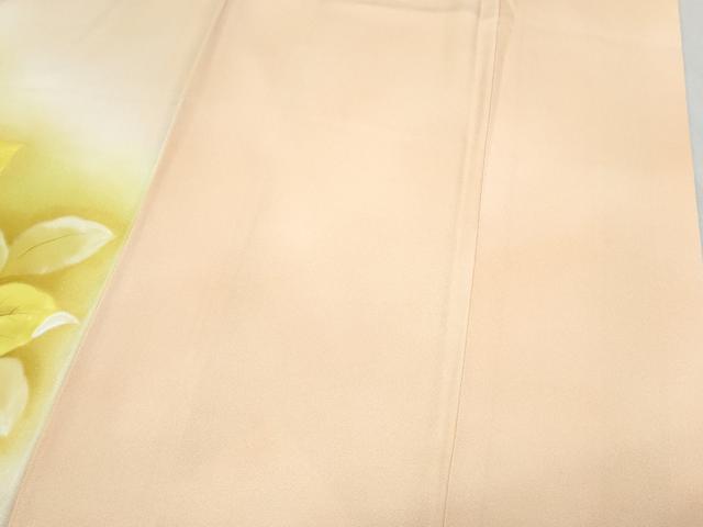 平和屋着物▼訪問着 手描き 草花文 暈し染め 正絹 逸品 CABC1496th