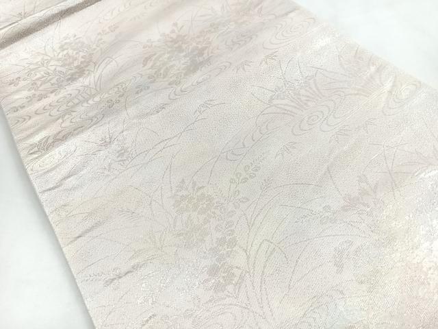 平和屋着物◎六通柄袋帯 唐織 舞蝶文 金銀糸 正絹 逸品 CABC1616nb