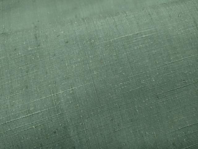平和屋着物●男性 紬 薄青色 正絹 逸品 CABC2070ut