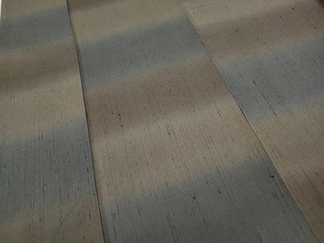 平和屋着物●上質な紬 紬縮緬 横段霞文 証紙付き 正絹 逸品 CABC2094ut