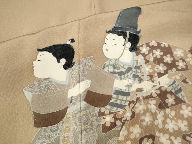 平和屋着物●十日町友禅作家 関口遼一 色留袖 童子遊び 暈し染め 金彩 正絹 逸品 CABC2105ut