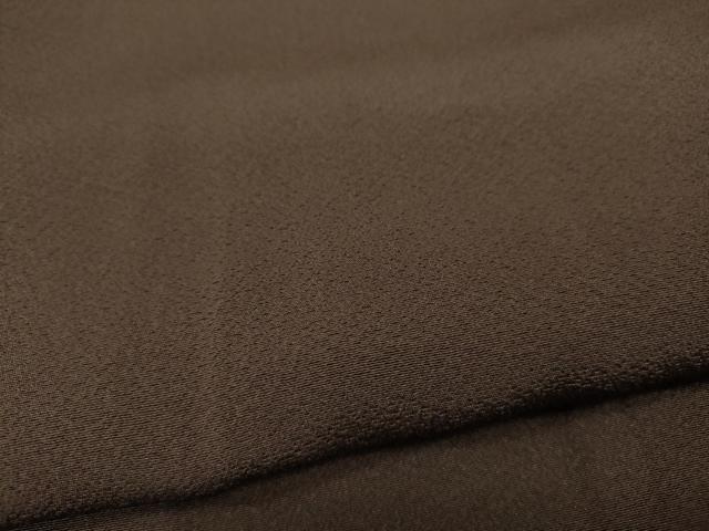平和屋着物●上質な色無地 赤墨色 正絹 逸品 未使用 CABC2127ut