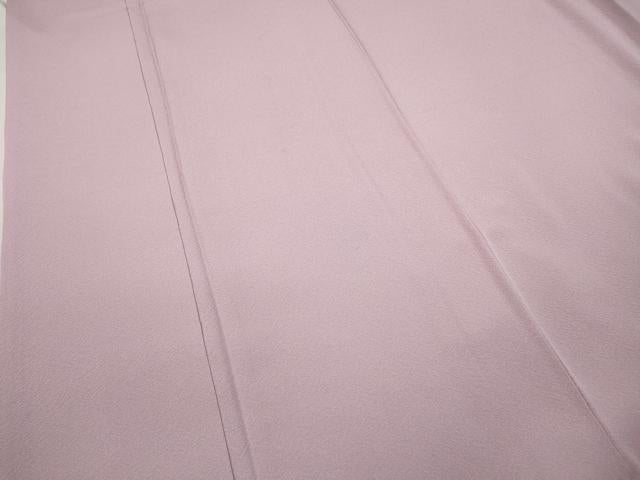 平和屋着物●本草木染作家 瑞寶 色無地 撫子色 正絹 逸品 CABC2138ut