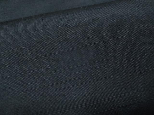 平和屋着物●男性 紬 色無地 藍鉄色 正絹 逸品 CABC2150ut