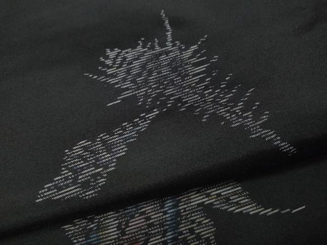 平和屋着物●本場大島紬 地空き エンゼルフィッシュ 貝 さが美扱い 正絹 逸品 CABC2265ut