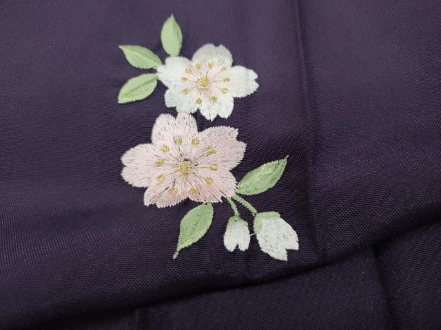 平和屋着物●女性 行灯袴 総刺繍 舞桜文 金糸 洗える着物 CABC2274ut