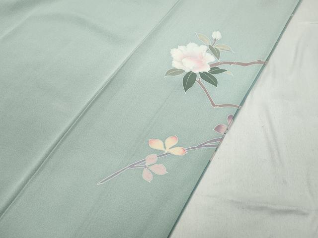 平和屋着物●訪問着 友禅 作家物 枝花文 暈し染め 正絹 逸品 CABC2367ut