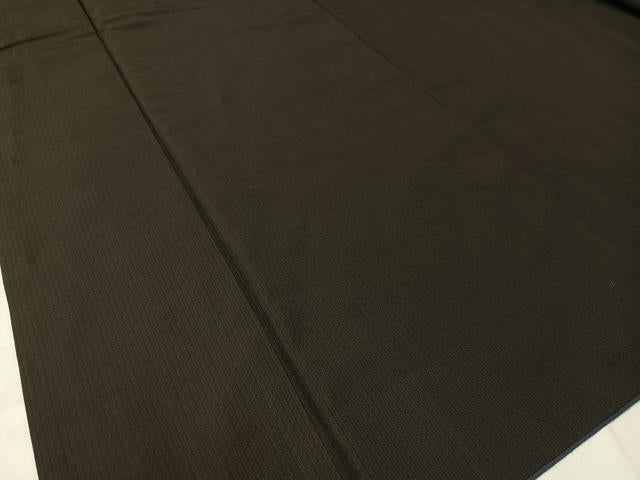 平和屋着物●男性 お召 縞 正絹 逸品 CABC2637vp