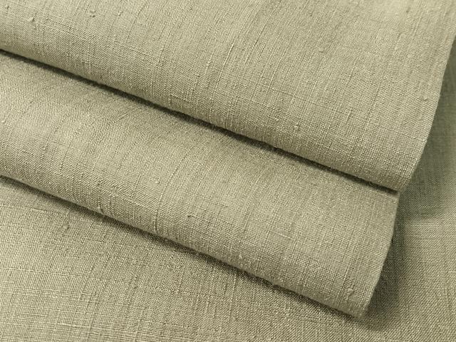 平和屋着物●本場結城紬 重要無形文化財 色無地 利休鼠色 三越扱い 正絹 逸品 CABC2656vp