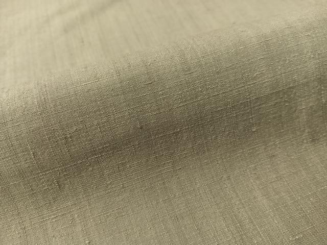 平和屋着物●本場結城紬 重要無形文化財 色無地 利休鼠色 三越扱い 正絹 逸品 CABC2656vp