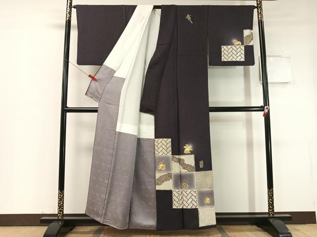 平和屋着物●中国三大刺繍 スワトウ相良刺繍 駒刺繍 総刺繍 訪問着 十二支 干支 螢暈し 金彩 正絹 逸品 CABC2686vp