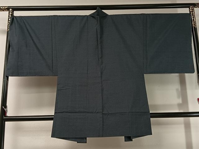 平和屋着物●男性 本場大島紬 アンサンブル 100亀甲 総詰め 正絹 逸品 未使用 CABC2721vp