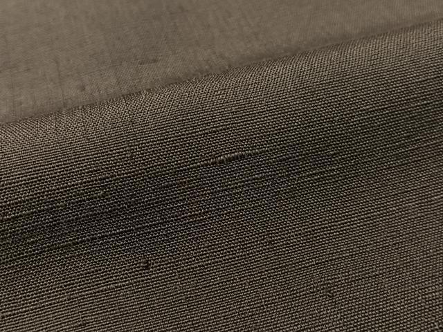 平和屋着物●上質な紬 滅紫色 正絹 逸品 CABC2762vp