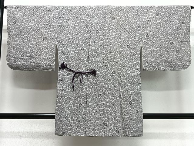 平和屋着物∞道中着 輪奈ビロード 花尽くし ロング丈 正絹 逸品 未使用 CABC3163ua