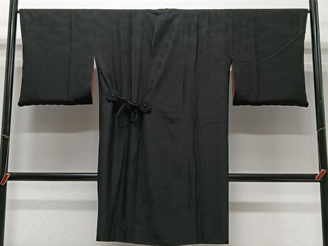 平和屋着物∞道中着 リバーシブル 霞文 ロング丈 正絹 逸品 未使用 CABC3185ua