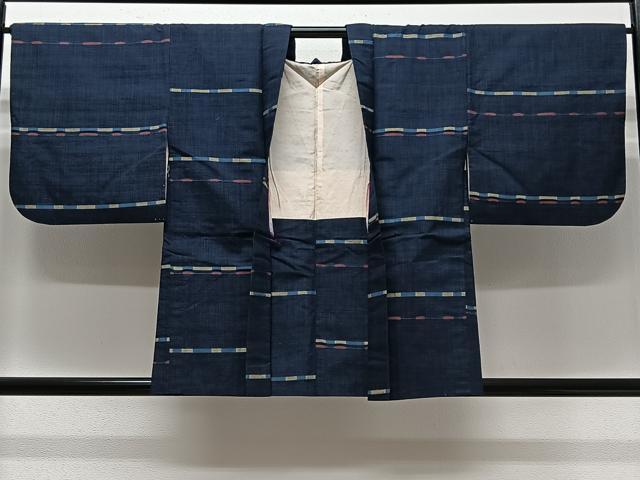 平和屋着物∞羽織 紬地 めがね織 正絹 逸品 CABC3191ua