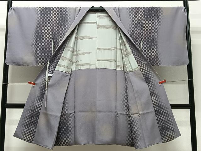 平和屋着物∞道中着 立涌文 暈し染め 正絹 逸品 未使用 CABC3194ua
