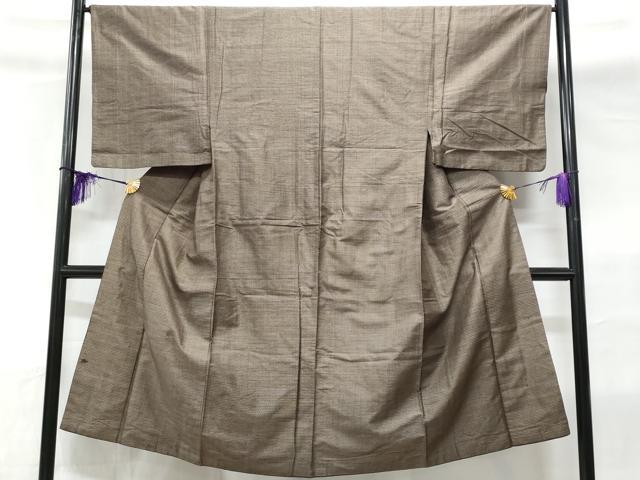 平和屋着物■本場大島紬 本場大島紬 横段文 正絹 逸品 CABC3645fb
