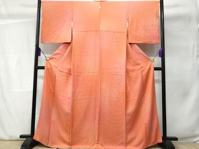 平和屋着物■上質な小紋 霞文 暈し染め 正絹 逸品 未使用 CABC3792fb