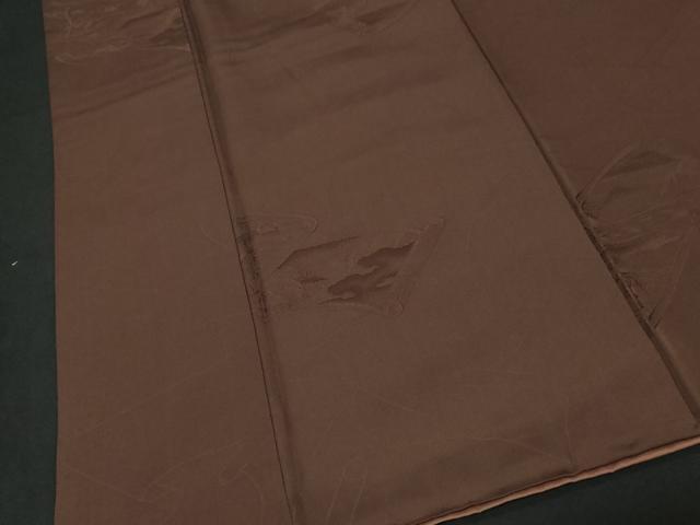 平和屋着物■上質な色無地 絵巻風景地紋 憲法色 正絹 逸品 CABC4614dy
