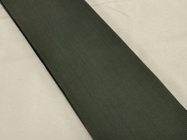 平和屋着物●男性 本場筑前博多織 角帯 柳煤竹色 正絹 逸品 CABC4797dy