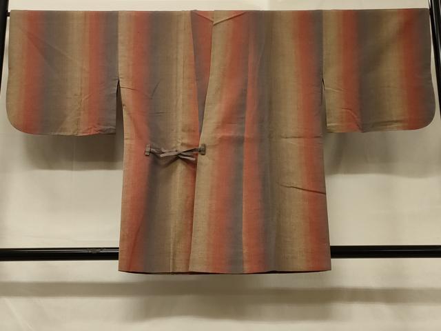 平和屋着物▽訪問着　単衣　間道　暈し染め　正絹　逸品　AABF5625fy 平和屋着物▽訪問着 単衣 枝花文 暈し染め 金彩 正絹 逸品 AABC0573fy