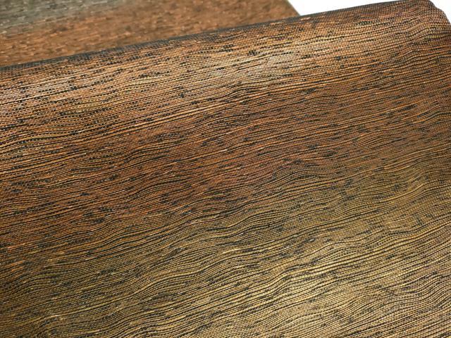 平和屋着物●西陣 鷹匠謹製 両面 全通全景柄袋帯 黄丹 鳥獣戯画 金糸 正絹 逸品 CABC5516hy