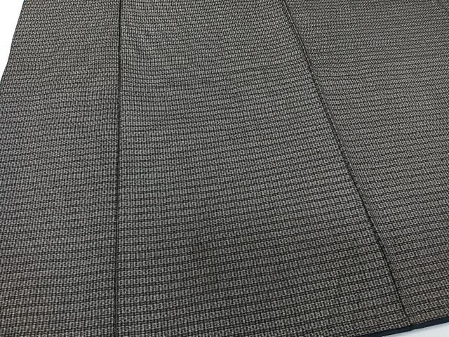 平和屋着物■男性 紬 横段文 正絹 逸品 CABC5699xi
