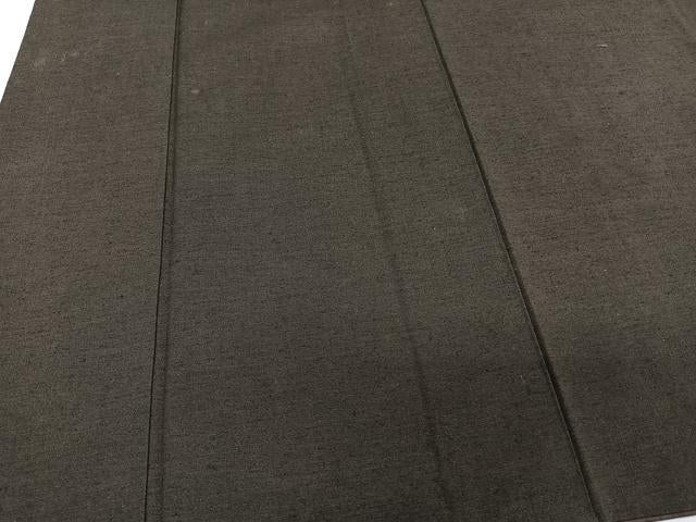 平和屋着物■男性 紬 黒茶色 正絹 逸品 未使用 CABC5713xi