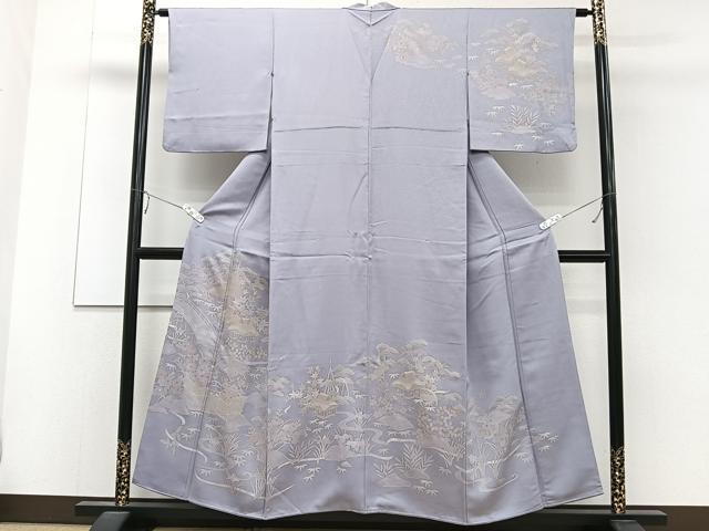 平和屋着物■訪問着 風景文 金彩 正絹 逸品 CABC5896xi