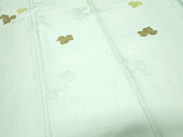 平和屋着物■上質な小紋 地紋起こし 舞葉文 暈し染め 正絹 逸品 CABC6112ev