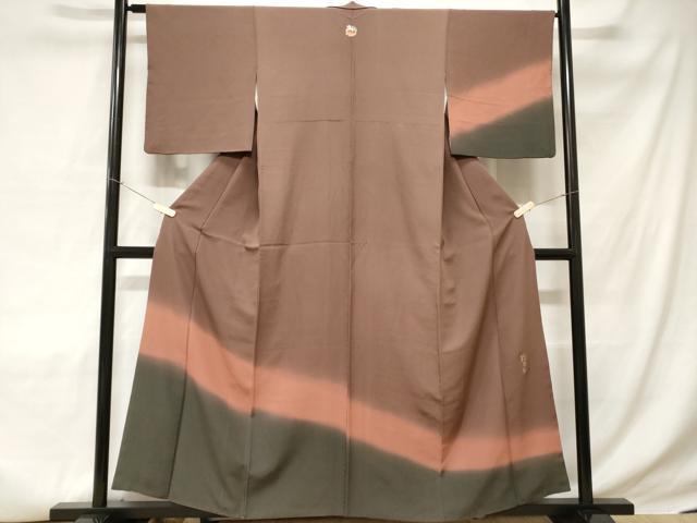 平和屋着物■訪問着 鈴乃和作 霞文 暈し染め 正絹 逸品 CABC6307ev
