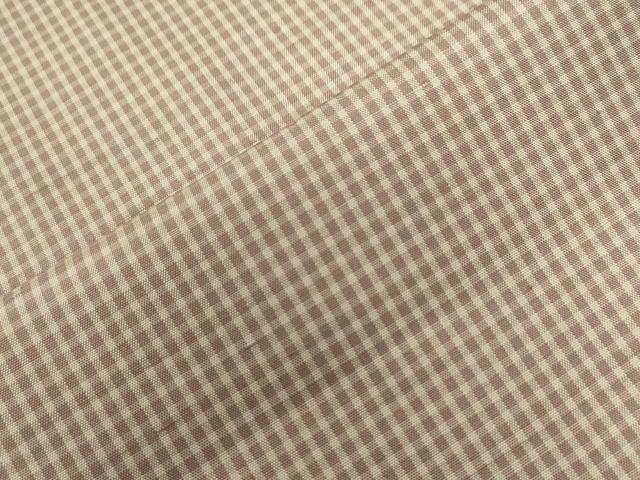 平和屋着物●上質な紬 格子柄 正絹 逸品 CABC6490yc