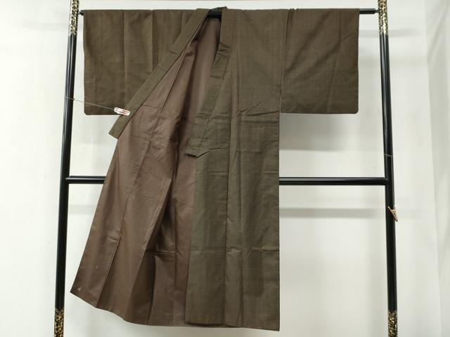 平和屋着物●男性 本場大島紬 アンサンブル 7マルキ 正絹 逸品 CABC6496yc