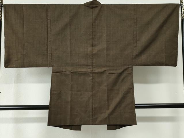平和屋着物●男性 本場大島紬 アンサンブル 7マルキ 正絹 逸品 CABC6496yc