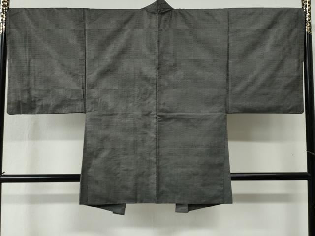 平和屋着物●男性 本場大島紬 アンサンブル 100亀甲 総詰め 正絹 逸品 CABC6519yc