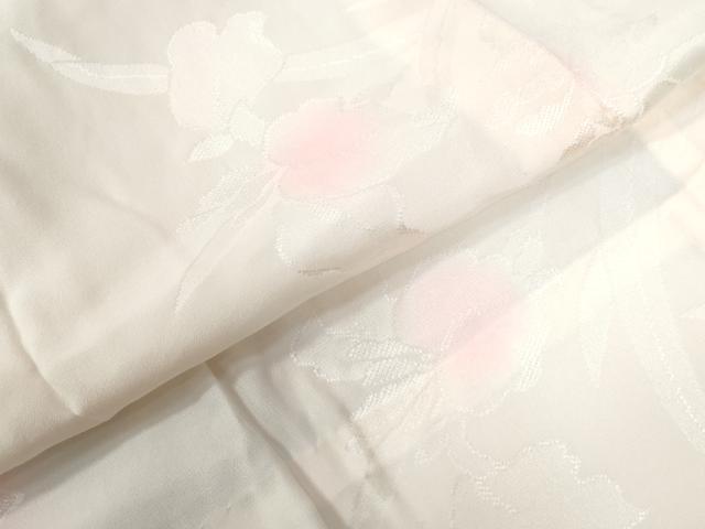 平和屋着物●振袖用長襦袢 無双仕立て 杜若地紋 暈し染め 正絹 逸品 未使用 CABC6563yc