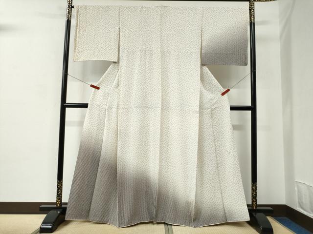 平和屋着物●松田聖子 SEIKOMATSUDA 訪問着 天使 舞桜文 縞 正絹 逸品 CABC6569yc