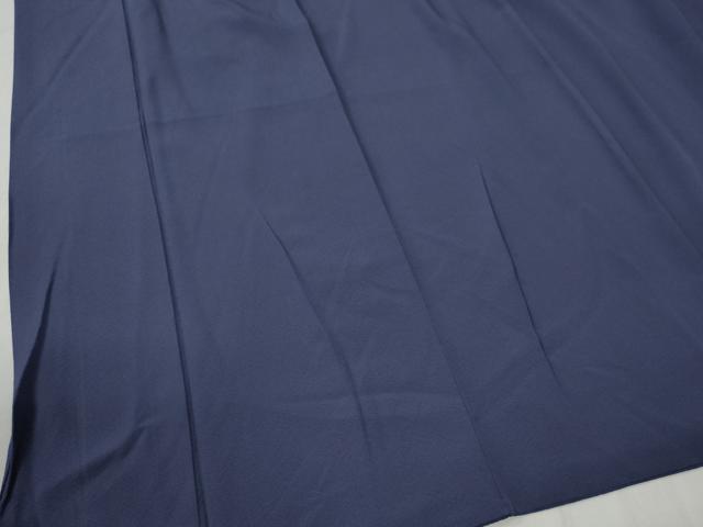 平和屋着物●上質な色無地 江戸紫色 ロング丈 正絹 逸品 CABC6633yc