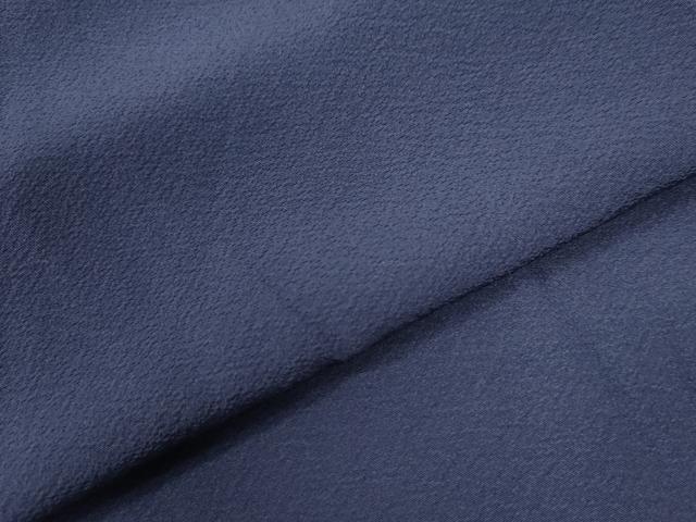 平和屋着物●上質な色無地 江戸紫色 ロング丈 正絹 逸品 CABC6633yc
