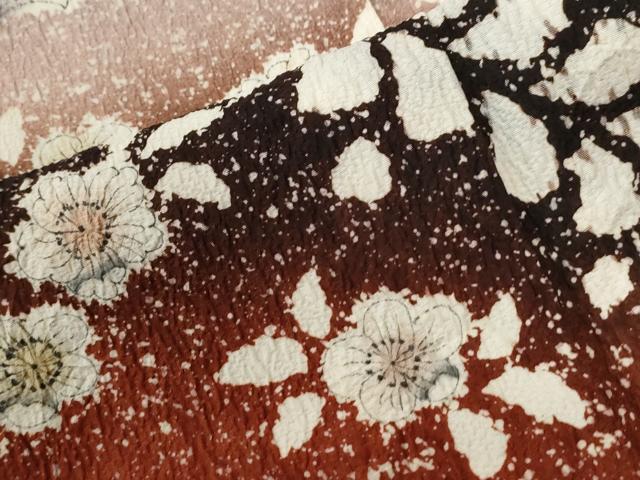平和屋着物●訪問着 辻が花 絞り 暈し染め 正絹 逸品 CABC6676yc